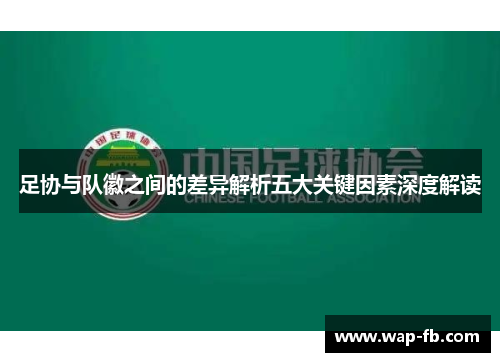 足协与队徽之间的差异解析五大关键因素深度解读